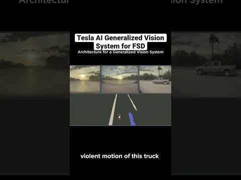 Tesla AI Generalized Vision System for FSD #teslamodel3