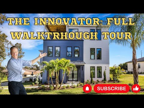 The Innovator from Hulbert Homes!  New 4 bedoom 4.5 bath almost 4,000 sq/ft Pool Home walkthrough!