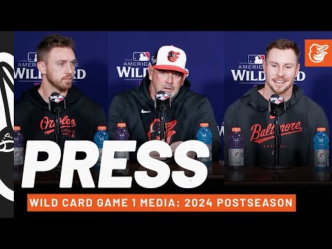 Orioles Postseason Media Availability | Wild Card Game 1 | Westburg, O'Hearn, and Hyde