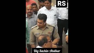 Youngest Dig Sachin atulkar grand entry 🎯🤝💯|| IPS entry #ytshorts #ips #readingstunt