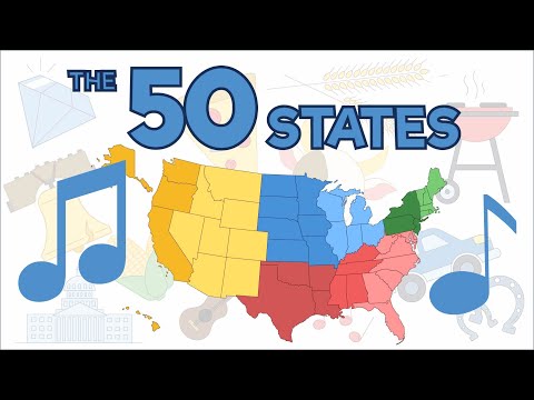 50 States and Capitals Song