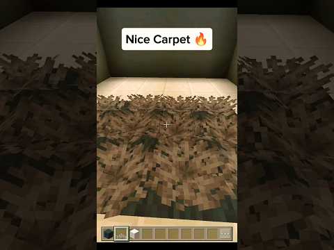 Nice Carpet in Minecraft | #shorts #minecraft