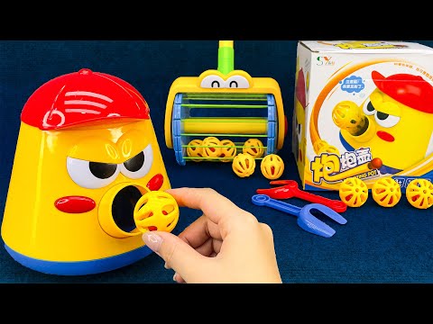 [89 minute video] PEW PEW!! AUTOMATIC SHOOTING POT TOY SET 🔫⚽ ASMR Satisfying Unboxing