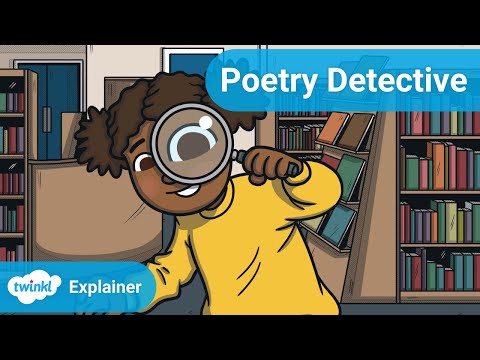 Poetry Detective Worksheet for Kids