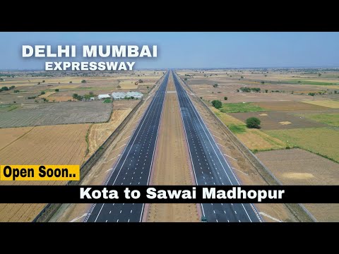 कोटा to सवाई माधोपुर update|| Delhi Mumbai Expressway Rajasthan latest update #4k