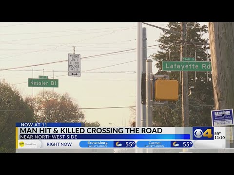 Pedestrian killed in hit-and-run crash on near northwest side of Indianapolis