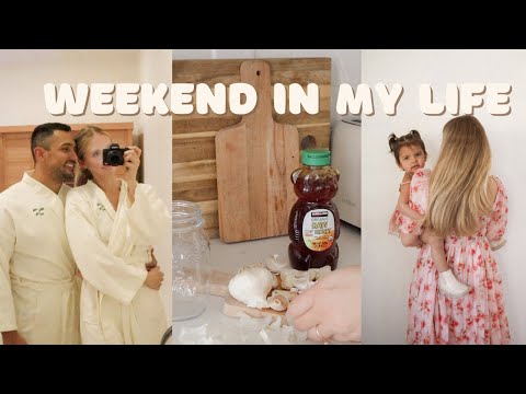 wellness day, kitchen organization, costco/trader joes haul, + more! | WEEKEND IN MY LIFE VLOG