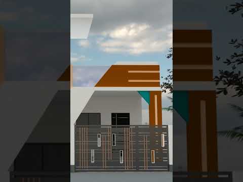 House front elevation design | SketchUp Model | Vray rendering | modern home design | 2023 latest