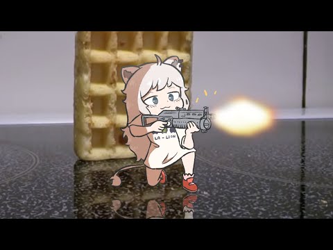 【手描き】 Botan waffled 【Shishiro Botan/clip/Ebihurai/Animation】