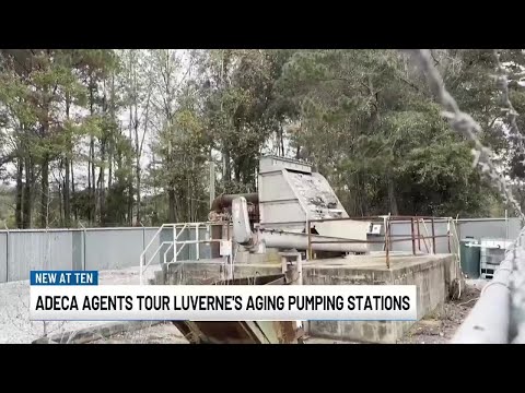 ADECA agents tour Luverne's aging pump stations