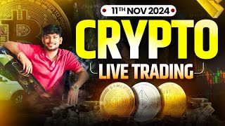 Live Trading ||  Crypto Trading | BTC , ETH and Altcoins | 12 Nov - #btc #xauusd |