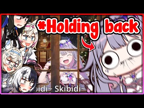 [ENG SUB/Hololive] Biboo doing her best to prevent Advent from listening her brainrot X-mas song