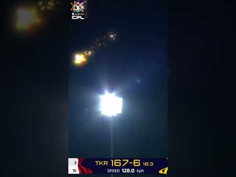 Kieron Pollard launches one into the sky | #KnightsTV | CPL 2024