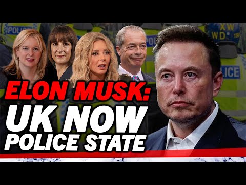 23yo female TikToker JAILED & Allison Pearson hunted by cops as Elon Musk says: "UK is police state"