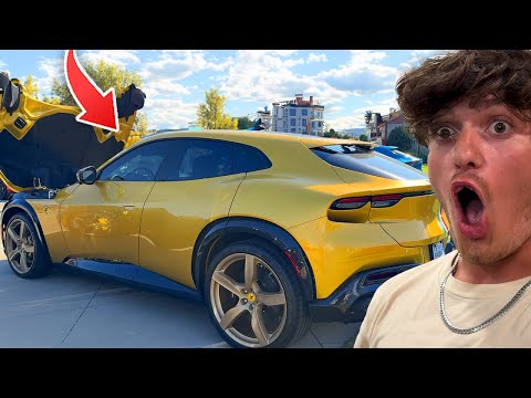 Taking Delivery of my Ferrari SUV at 20!