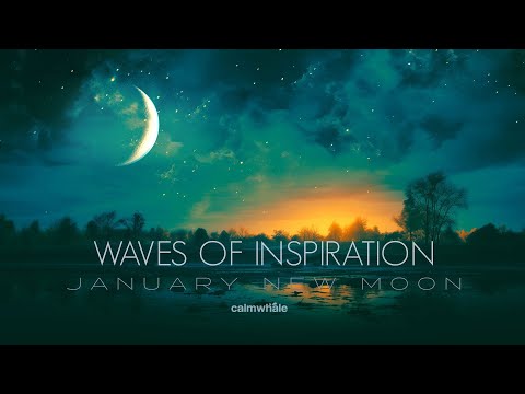 Waves of Inspiration ::  New energies ::  NEW Moon in Capricorn 🌙  January 2024