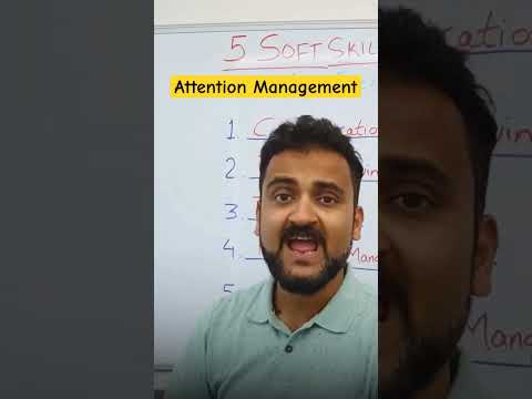 Why you need this ONE SKILL Urgently ⌛⌛ #ytshorts #softskills #attention #distraction #socialmedia