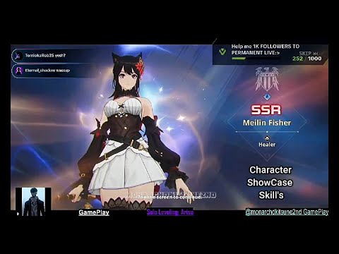 Solo Leveling: Arise /New Character SSR -Meilin Fisher ShowCase Skill's (2nd DrawSpin)#sololeveling