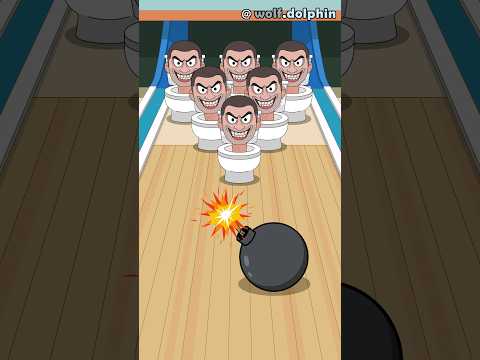 bowling challenge | skibidi toilet #funny | 스키비디 토일렛