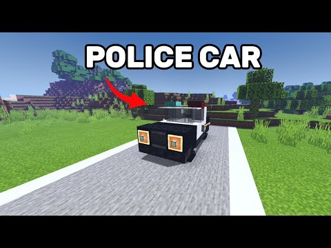 Police Car in Minecraft.