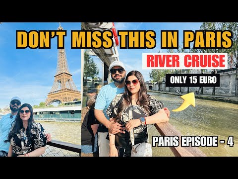 Best Experience In Paris | PARIS RIVER CRUISE | Paris Travel vlog in HINDI | Indian Travel Blogger