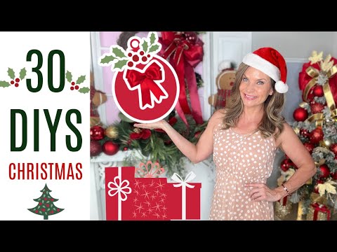 🎄30 DIY CHRISTMAS DECOR CRAFTS~ ELEGANT DESIGNER 🎄"I Love Christmas episode 13 Olivias Romantic Home