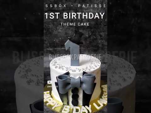 CAKE DECORATING SIMPLE | FIRST BIRTHDAY CAKE | CAKE IDEAS| CAKE DESIGN IDEAS 💡 #fypシ #shorts #short