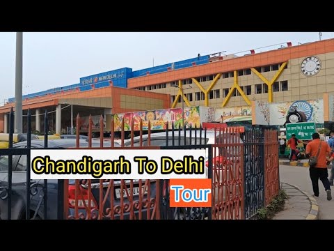 Chandigarh To Delhi Tour Journey Public Transport. The FlyFight |