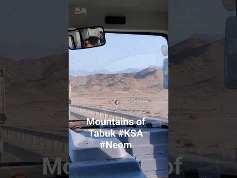 Beautiful Mountains and Road of Tabuk, #neom #ksalife #roadtrip #mountians