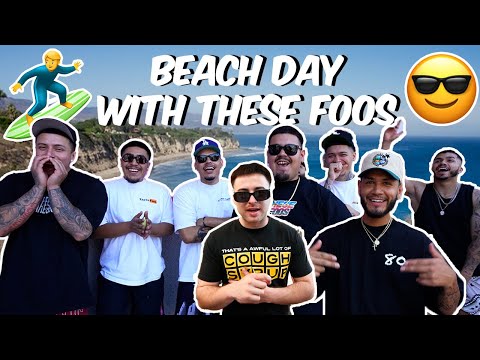 FOOS BEACH DAY IN MALIBU !!