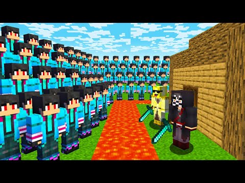 1000体のすまない先生VS最強セキュリティー【 マイクラ / マインクラフト 】