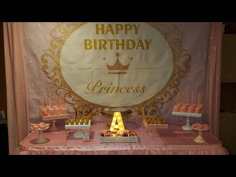 Pink Princess/Happy Birthday Theme