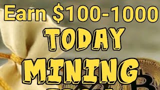 earn $100-$1000 mining from Miningonebitcoin.com