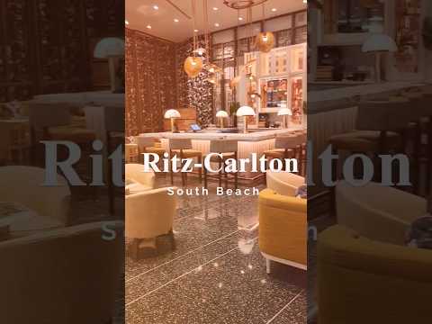 Ritz-Carlton South Beach 🛎 Hotel Highlight #ritzcarlton #marriott #southbeach #shorts