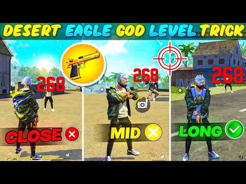 Desert Eagle One Tap Headshot Trick || Free Fire Me Headshot Kaise Mare || Khuni Gamers