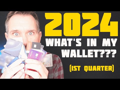 2024 WHAT'S IN MY WALLET??? 💳 Credit Cards I'm Carrying in Quarter #1