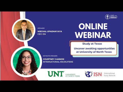 Study in University of North Texas || International Study Network