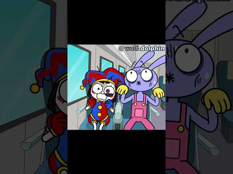 Dancing Train - Pomni x Jax  (the amazing digital circus) #memes #shorts | 어메이징 디지털 서커스