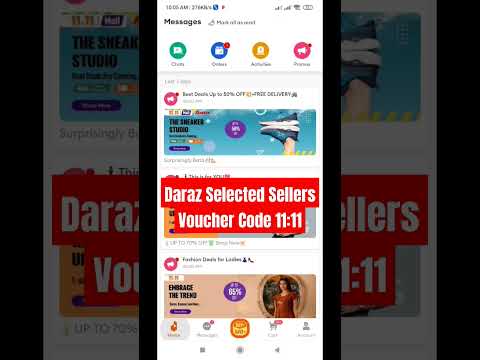 Daraz Selected Sellers Voucher Code 11:11 #darazvocher #shorts #viralreels