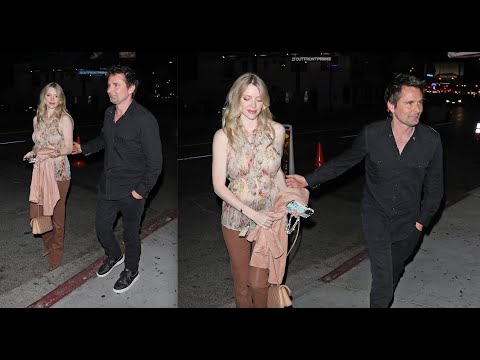 Matt Bellamy And Elle Evans Dine Out At The Chateau Marmont in LA!