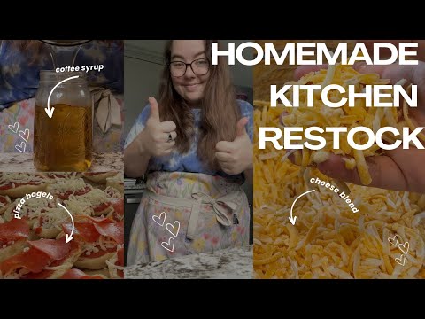 Homemade Kitchen Restock | What I Made From Scratch as an Ingredients Homestead Household