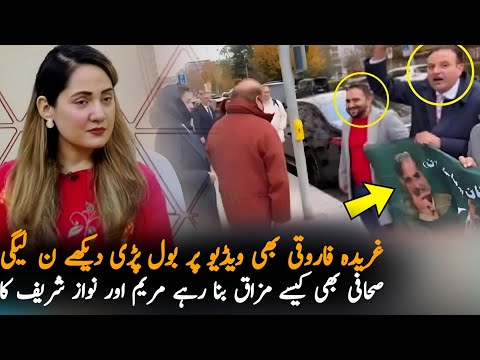 Gharida Farooqi Criticism On Maryam Nawaz Over Latest Video, Report | PMLN News | Pak News Report