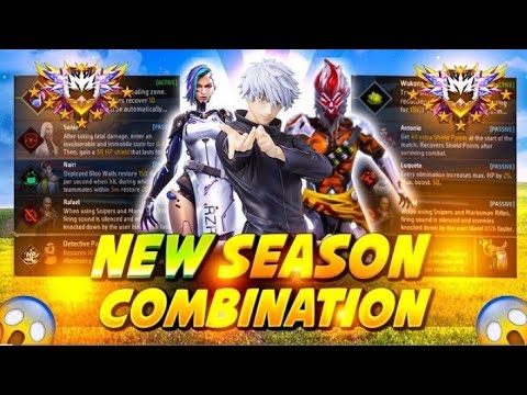 BEST CHARACTER COMBINATION | BEST CHARACTER SKILL FOR BR RANK AFTER UPDATE