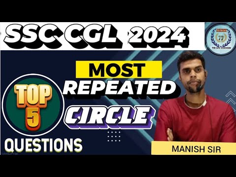 Most important questions of Circle ⭕ #ssccgl#ssccpo#ssc#education#exam