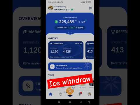 ice withdraw kaise kare | how to withdraw ice network #icemining #mining #cryptocurrency #crypto