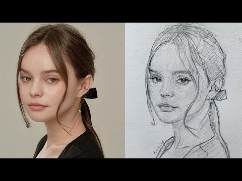 Discover the secrets to capturing the essence in pencil with  portrait drawing