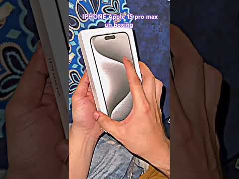 iPhone 15 pro max unboxing #love