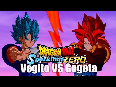 Vegito Vs Gogeta | Super Saiyan Blue Vs Super Saiyan 4 Ultimate Battle! Dragon ball sparking zero