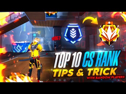 TOP 10 CLASH SQUAD RANK PUSH TIPS | HOW TO WIN EVERY CS RANK  WITH RANDOM PLAYERS | FREE FIRE TIPS