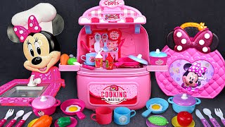 60 Minutes Satisfying Unboxing Miniature Disney Minnie Mouse Kitchen Set Cooking |Tiny Toys Unboxing